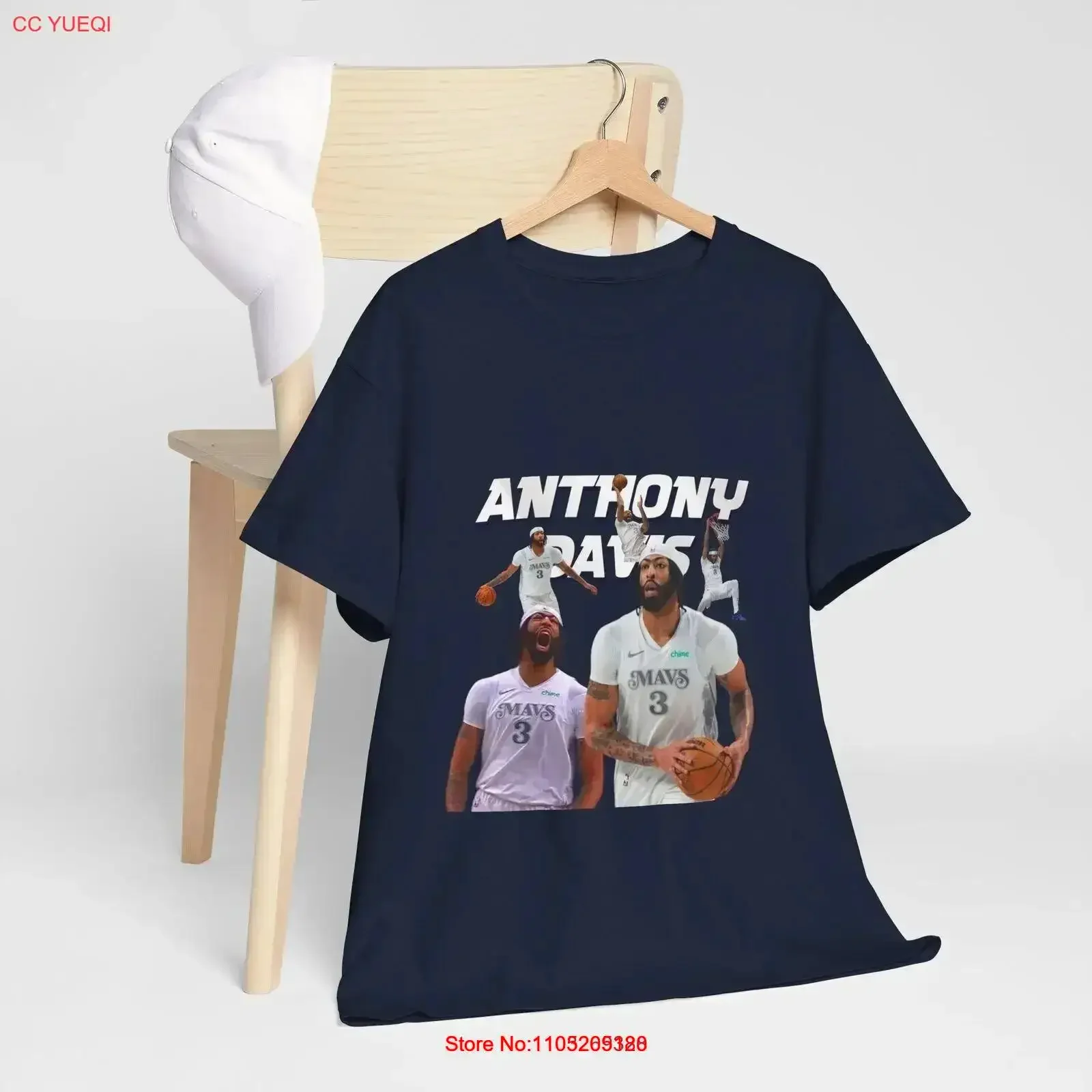 Anthony Davis T Shirt Sports Cool for Fans Athletes vintage Washed Stylish Slightly Versatile homme designer clothes fashion