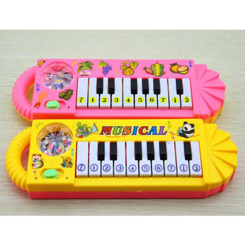 Baby Musical Toy Portable Portable Kids Piano Keyboard Battery Powered Plastic Music Instrument Early Educational Toys For Child