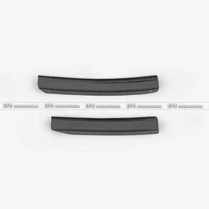 Front Bumper Canard 3 Pcs for HONDA CIVIC TYPE R MK5 FK7 FK8 17 onwards Civic Type R FK8 JS-S Type Real Carbon Fiber