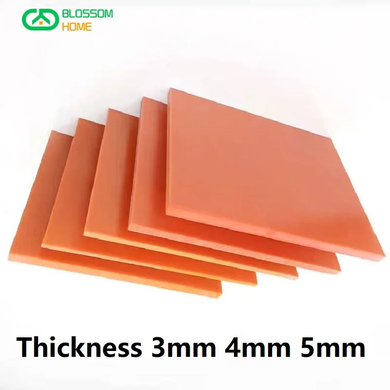 Thick 3mm 4mm 5mm Bakelite Plate Insulation Board Special Carte Insulating Plate Bakelite Sheet Electrical Panel Plexiform Layer