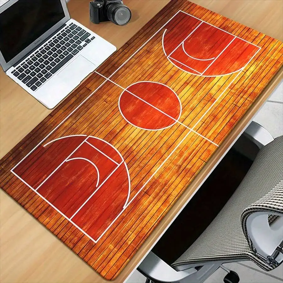 

Large Basketball Court Gaming Mouse Pad With Anti-Slip Rubber Base For PC Laptop Office Home