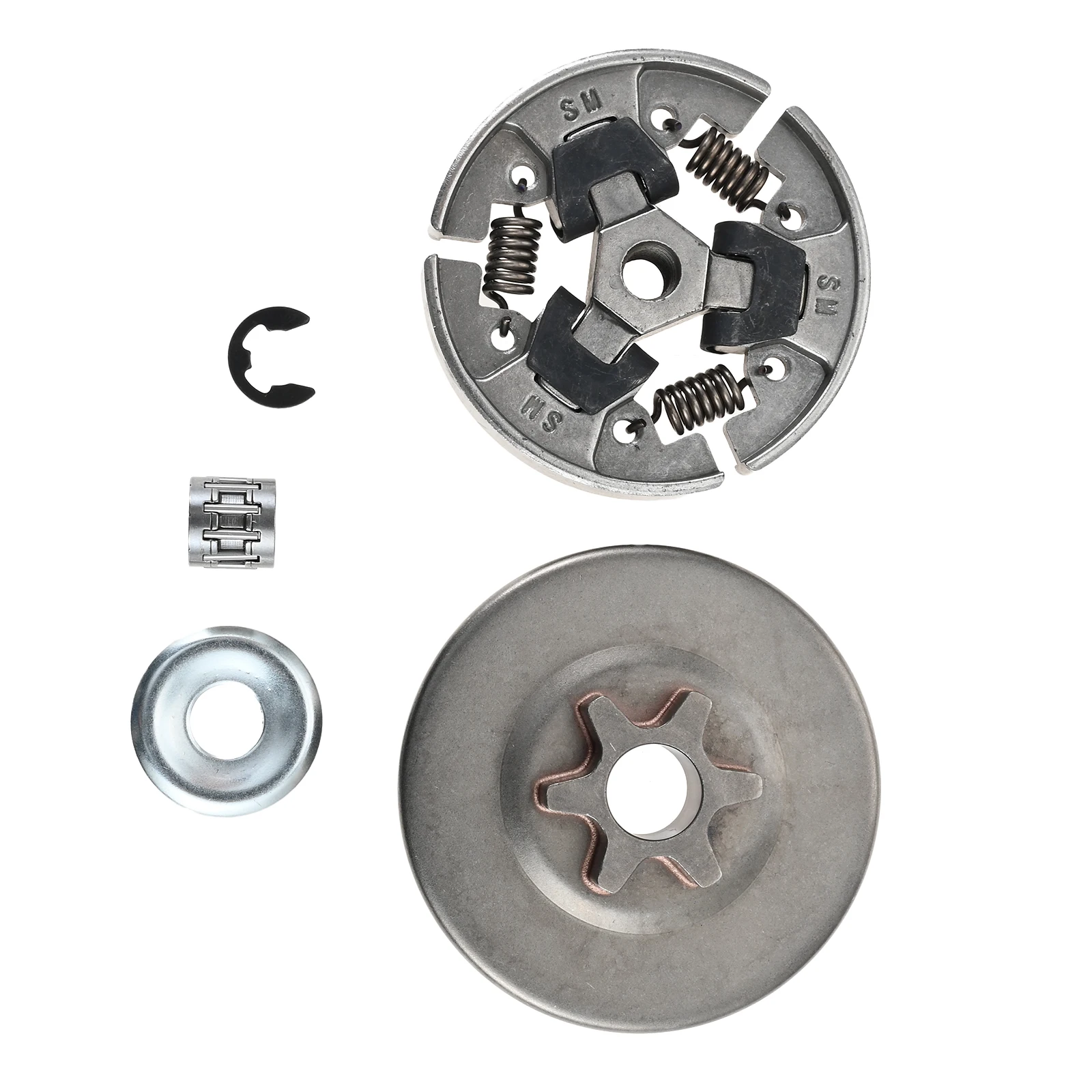 Kit de Rolamento de Engrenagem de Embreagem MS192 3/8" 6T para Motosserras Stihl MS192T MS193T MS194T MS200 MS200T MS201 MS201T MS201TC