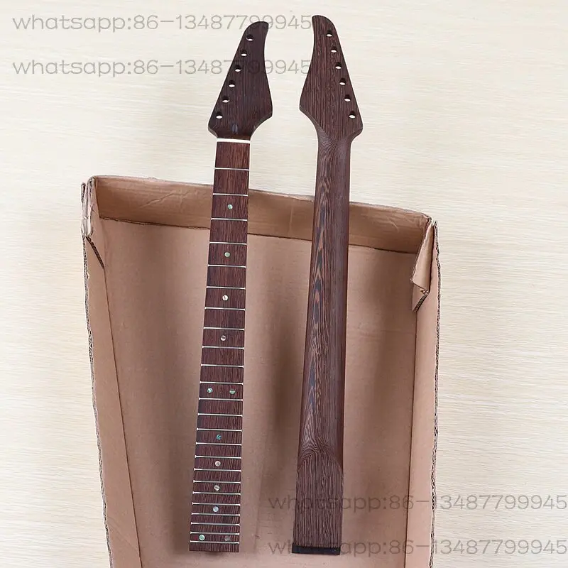 Electric Guitar Neck 6 Strings 24 Frets Chicken Wing Wood SR Neck Guitar Handle Single Shake Handle DIY Modified Accessories