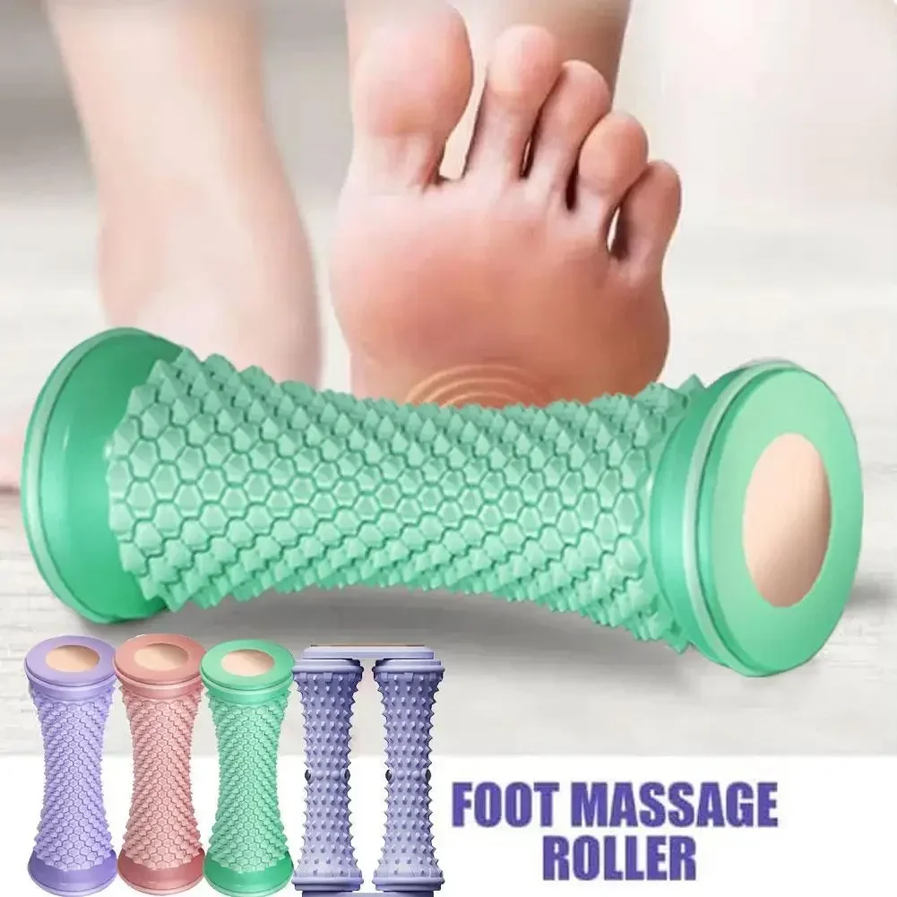 Foot Massager Massage Roller Yoga Massage Ball Plantar Fascia Roller Muscle Relaxation Care Plastic Manual Mini Foot Massager