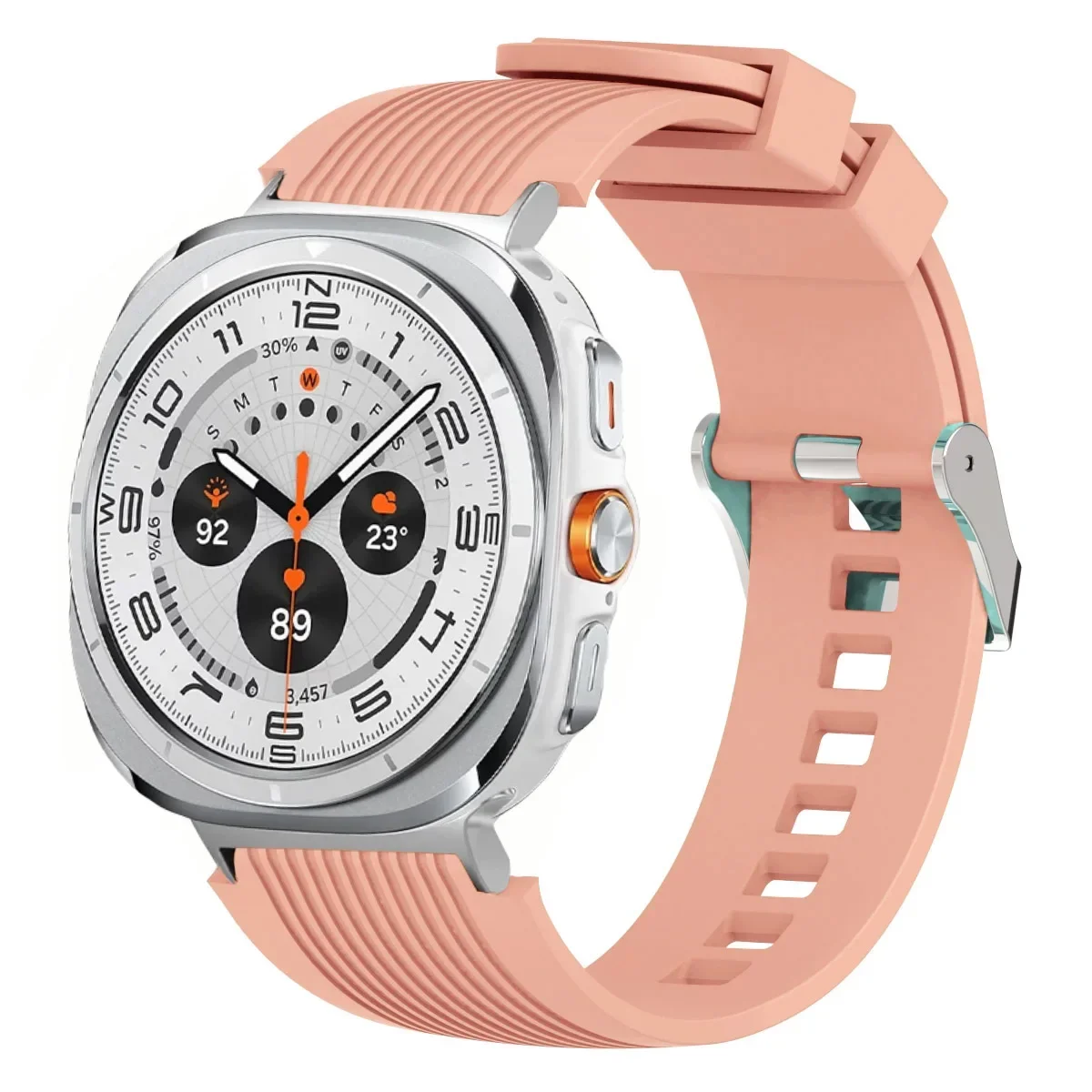 sports soft Silicone Strap For Samsung Galaxy Watch Ultra 2025 47mm breathable band For Samsung Watch 8 40mm 44mm 8 Classic 46mm