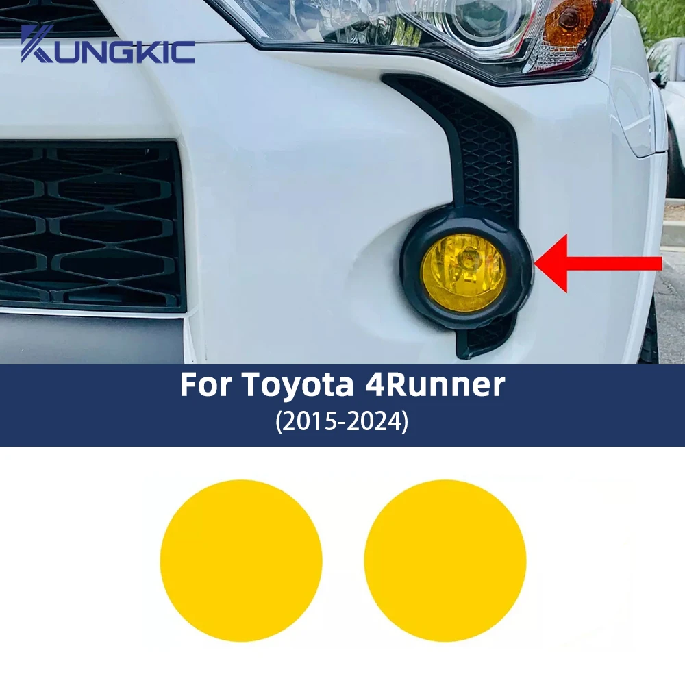 

Для Toyota 4Runner 2015-2024 годов, желтая противотуманная фара, накладка, тонировочная наклейка, предварительно вырезанная виниловая защитная пленка PPF, наклейка