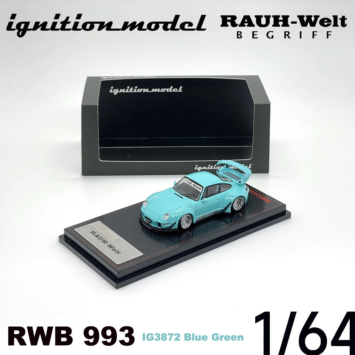 Ignition Model 1:64 IG3992 Matte Pink IG3872 Blue Green IG3871 Matte Purple RWB 993 Diecast Collectible Model Vehicles in Stock view 6