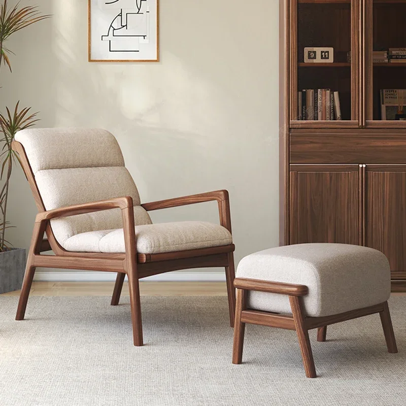 

Wooden Chair Iron Nail Salon Chairs Bedroom Relaxing Bar Stool One Person Living Room Individual Butaca Armchair Furniture Gold