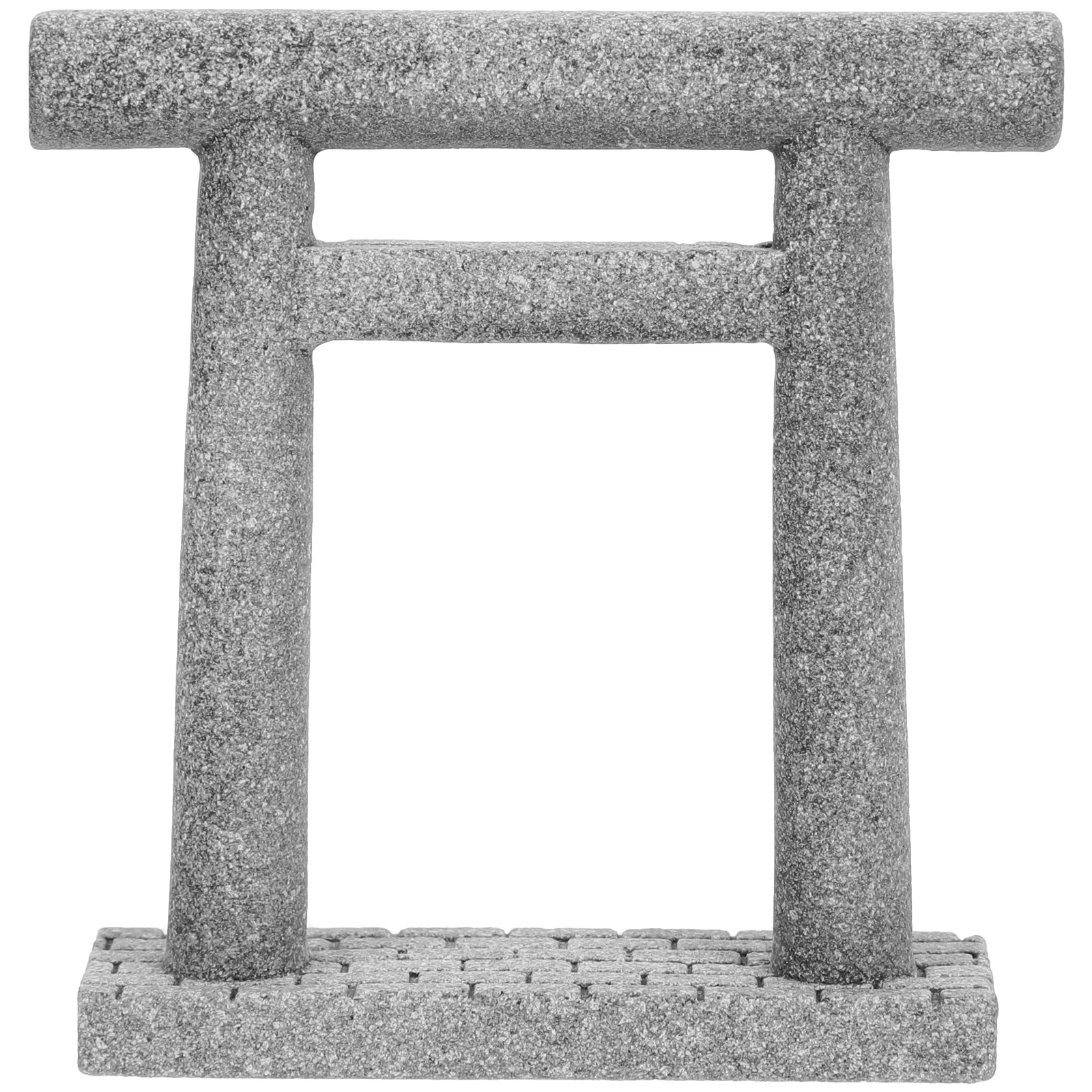 

Mini Stone Gate Decor Japanese Garden nament Durable Small Double Beam Fish Tank Aquarium L Mini House Crafts