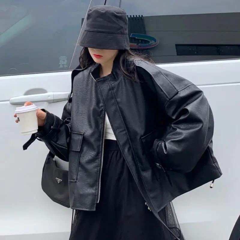 

Осенние женские куртки с короткими подкладками, однотонные, шикарные, красные, мягкие, женские, винтажные, с воротником-стойкой, градиентный стиль, легкий цвет