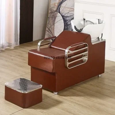 Hair Saloon Dedicated Shampoo Chair Deep Basin Flushing Bed Reclining