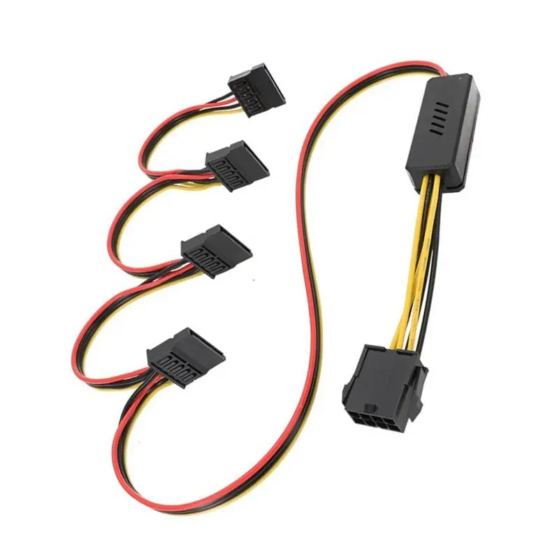 Motherboard CPU 8-Pin To Hard Drive Cable CPU 8PIN To SATA Hard Drive Power Supply Cable 12V To SATA Hard Drive Cable