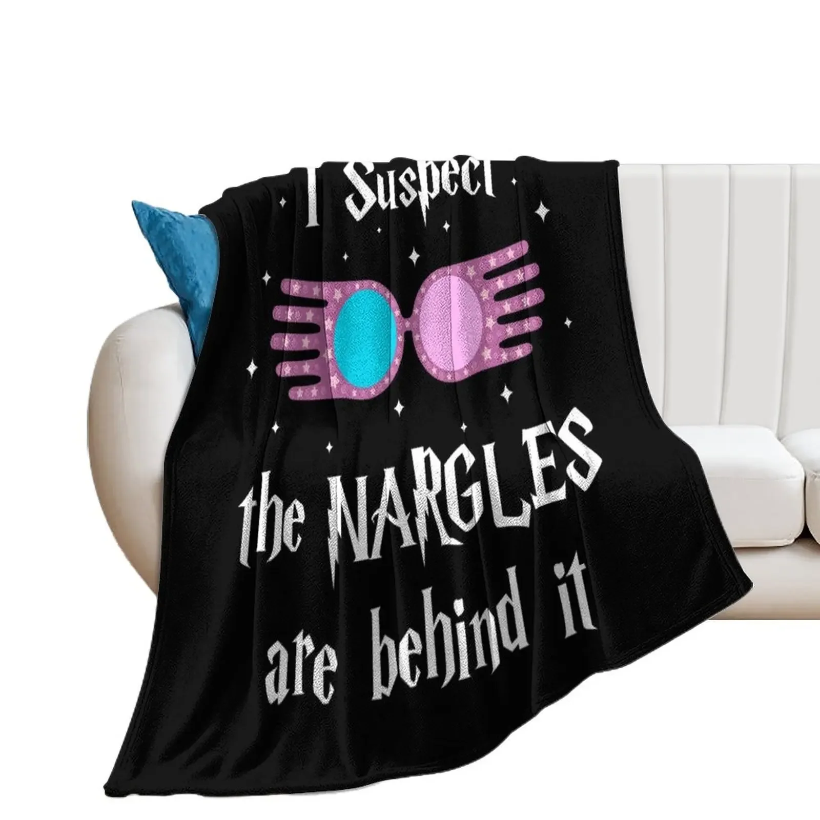 

I Suspect the Nargles are behind it Throw Blanket manga For Sofa Thin Summer Beddings Blankets