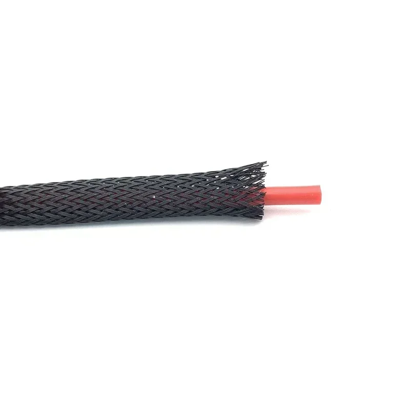 6~50mm 1/3/5m Braided Cable Sleeve - Flame Retardant Flexible Wire Loom for Organizing Cables/Lightweight Durable Eco-Friendly