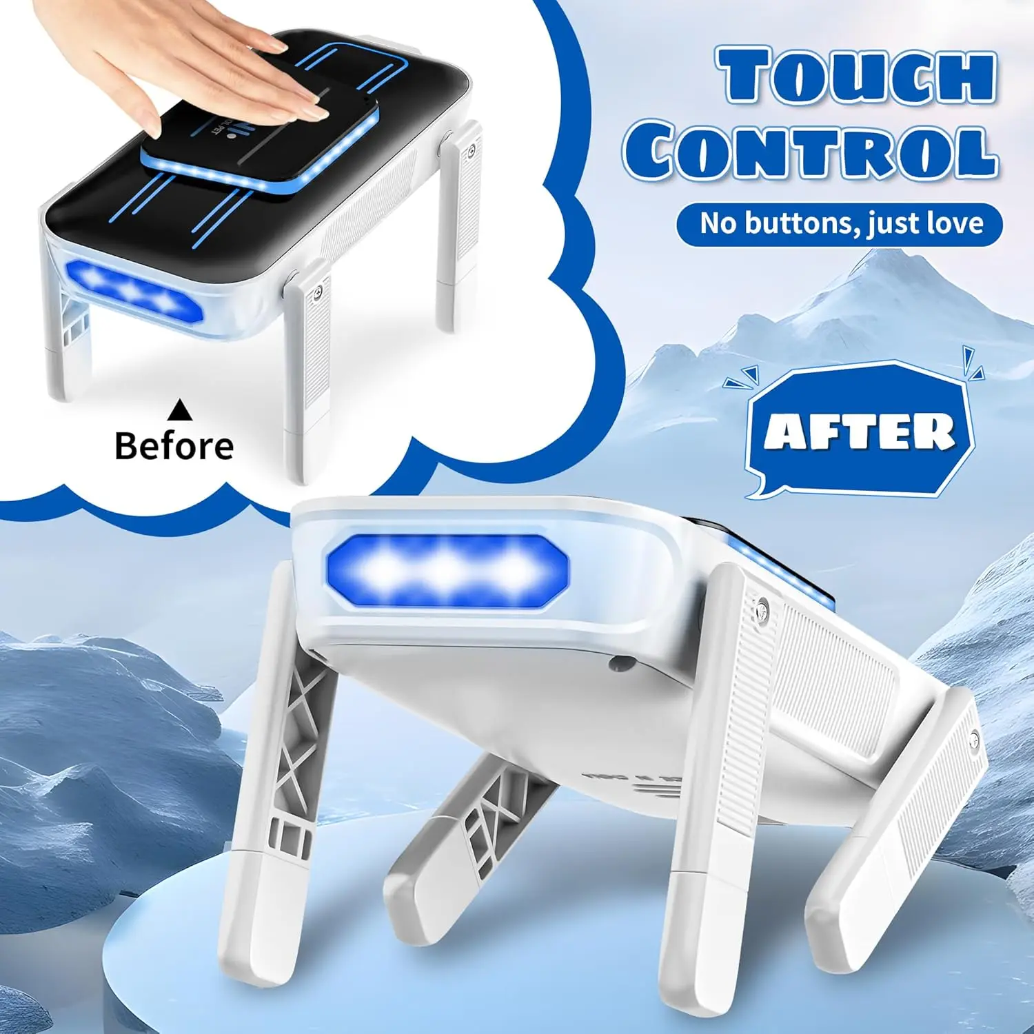 หุ่นยนต์สุนัขอัจฉริยะ ควบคุมด้วยรีโมท โปรแกรมได้ ร้องเพลง เต้นได้ พร้อมเซ็นเซอร์สัมผัส ของเล่นหุ่นยนต์อเนกประสงค์เพื่อการศึกษา