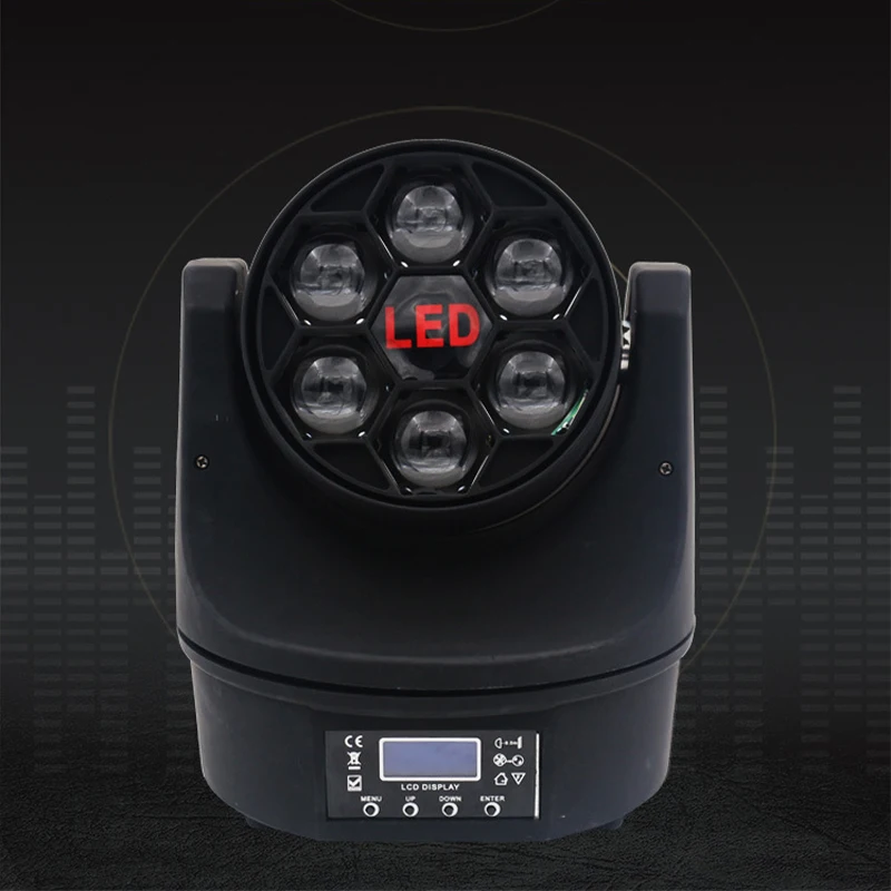 LED Beam Dye 6×15W Bee Eyes Moving Head Light Suitable for Dj Wedding Nightclub Bar Club Party Stage Lighting Disco Light