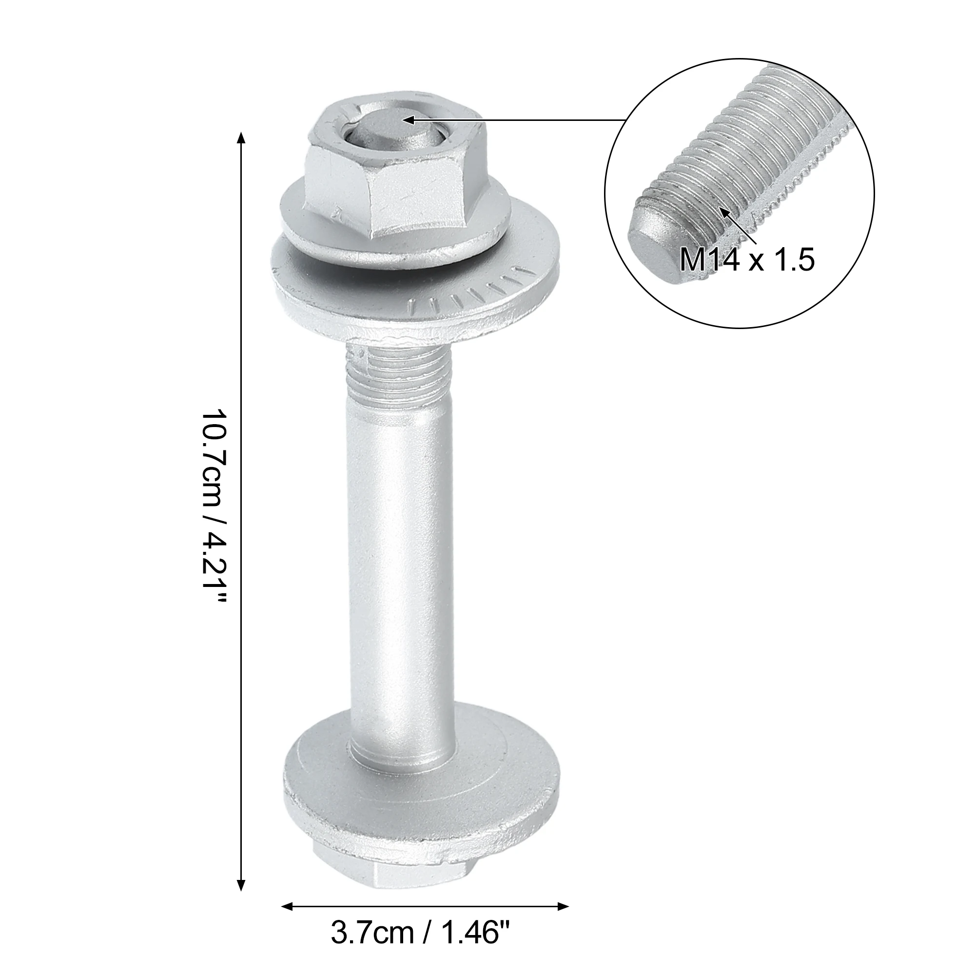 UXCELL 1-2 Set Car Camber Eccentric Bolts for Hyundai Santa Fe 2007 2008 2009 for Kia Borrego 2009 552602B100