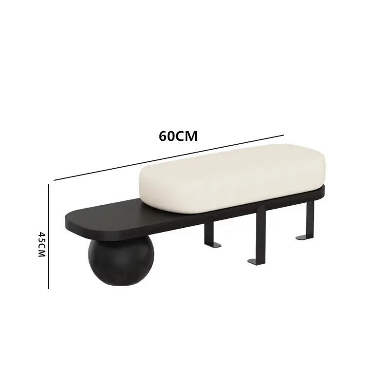 Moderno sgabello bianco semplicità unico contenitore ottomano corridoio Comfort salvaspazio Pouf Salon Moderne Furniture