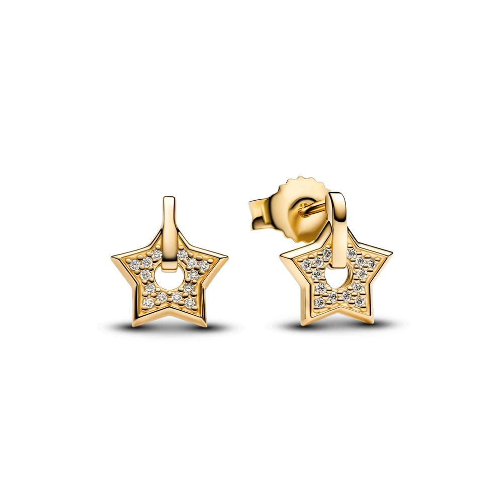 925 Silver Miniature Butterfly Flower Elephant Zircon Hypoallergenic Earrings for Girls To Wear Daily Perforated Jewelry