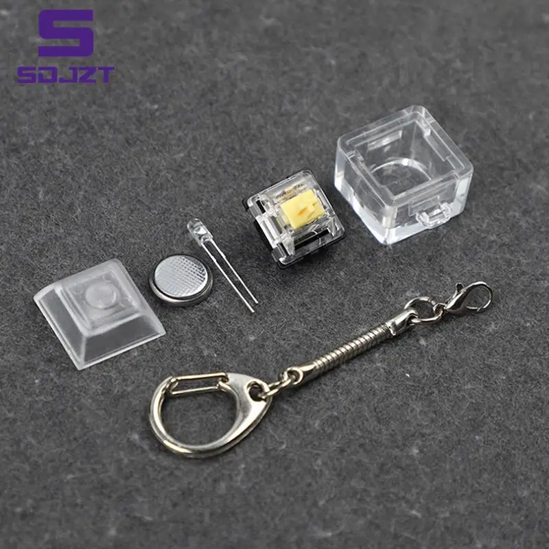 1pc Mx Mechanical Switch Keychain Shaft Tester Translucent Key Switch Tester