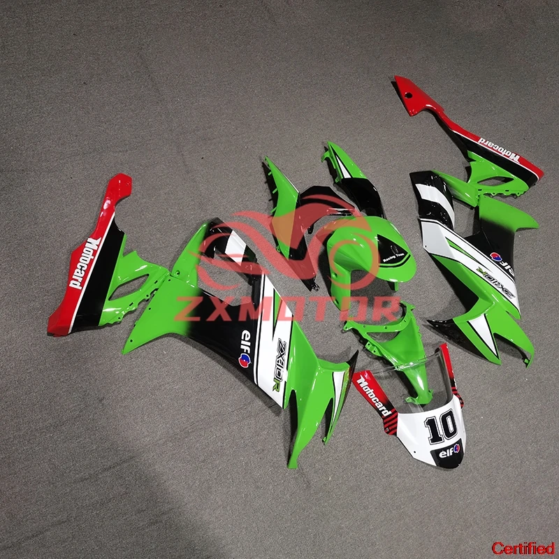 ZX10R 08 09 10 هدية مجموعة لكاواساكي ZX 10R 2009 2008 2010 ABS هيكل السيارة عدة انسيابية للدراجات النارية #2
