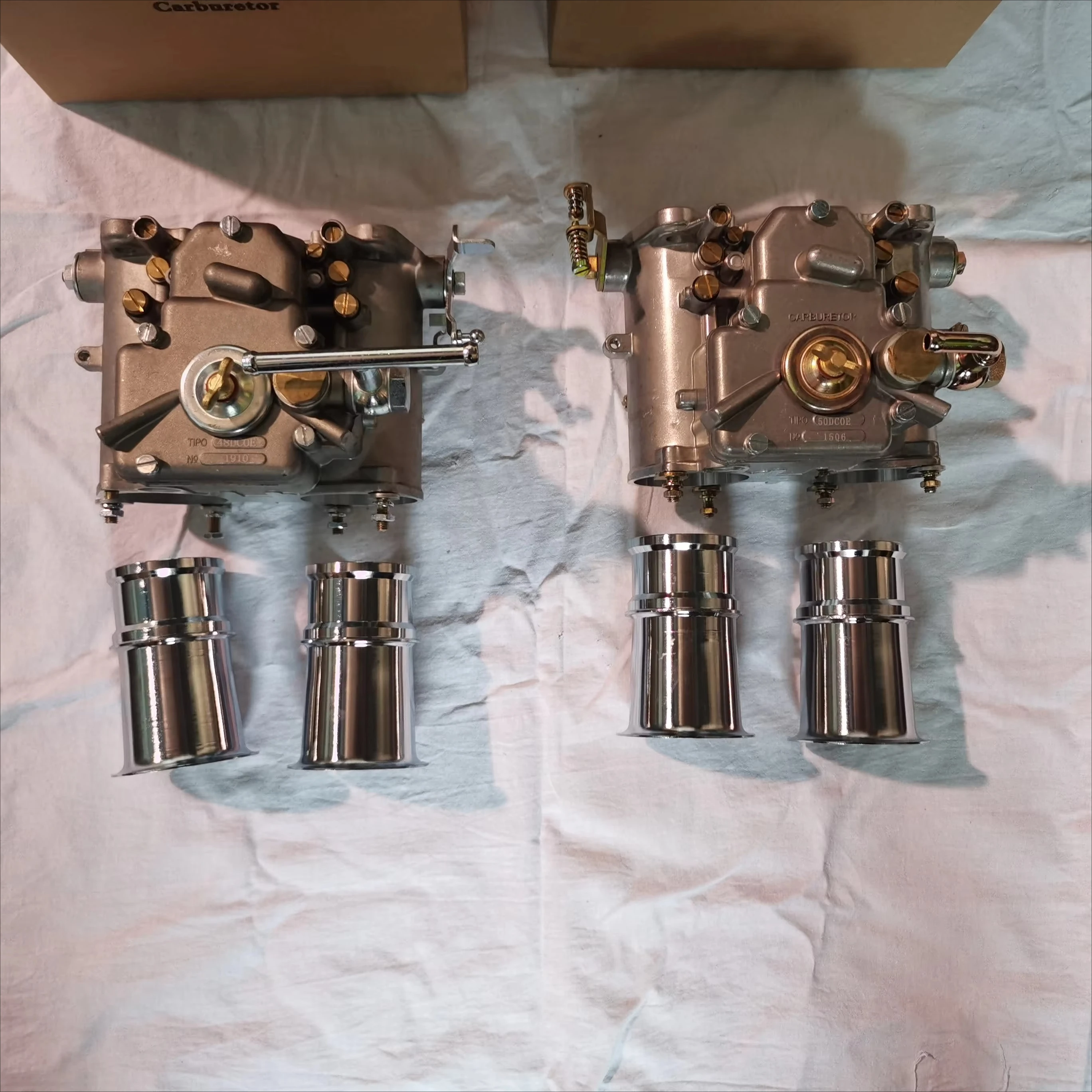 

Dual weber Fajs 48DCO Carburetor Right and Lift