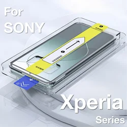 For SONY Xperia 1 VI VII IV V III 1V 5 101IV 5IV 10IV 5V Screen Protector Tempered Glass Protective Easy Auto-Dust Removal Kit