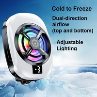TL16 Semiconductor Phone Cooler - Powerful Freezing Cooling, Digital Display, Fixable on Stand for Gaming Smartphones