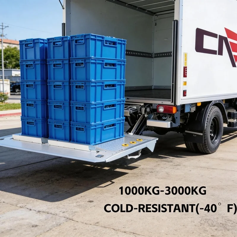 High Quality Aluminum Tail Lift with Integrated Warning Safety Lights CC-Series