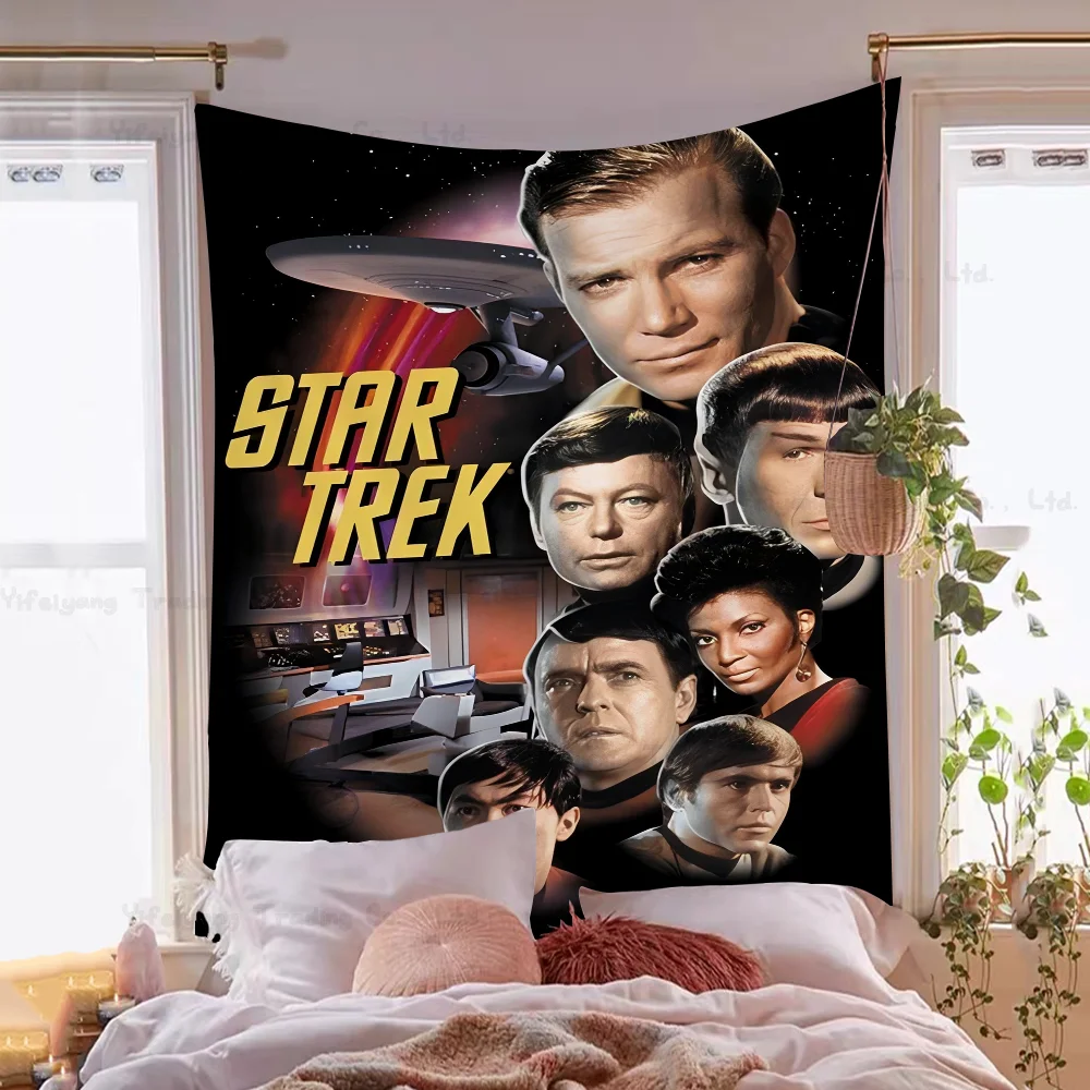 TV S-Star T-Trek Hanging Bohemian Tapestry For Living Room Home Dorm Decor Japanese Tapestry