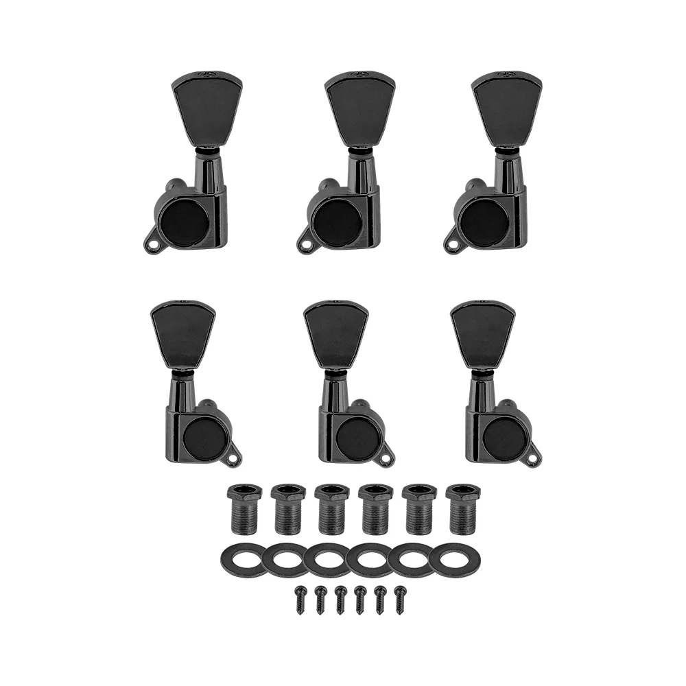 Quality Alloy Tuning Pegs 3R3L Machine Head Guitar Parts Gold Locking Kit for Acoustic Electric Guitar Accessories