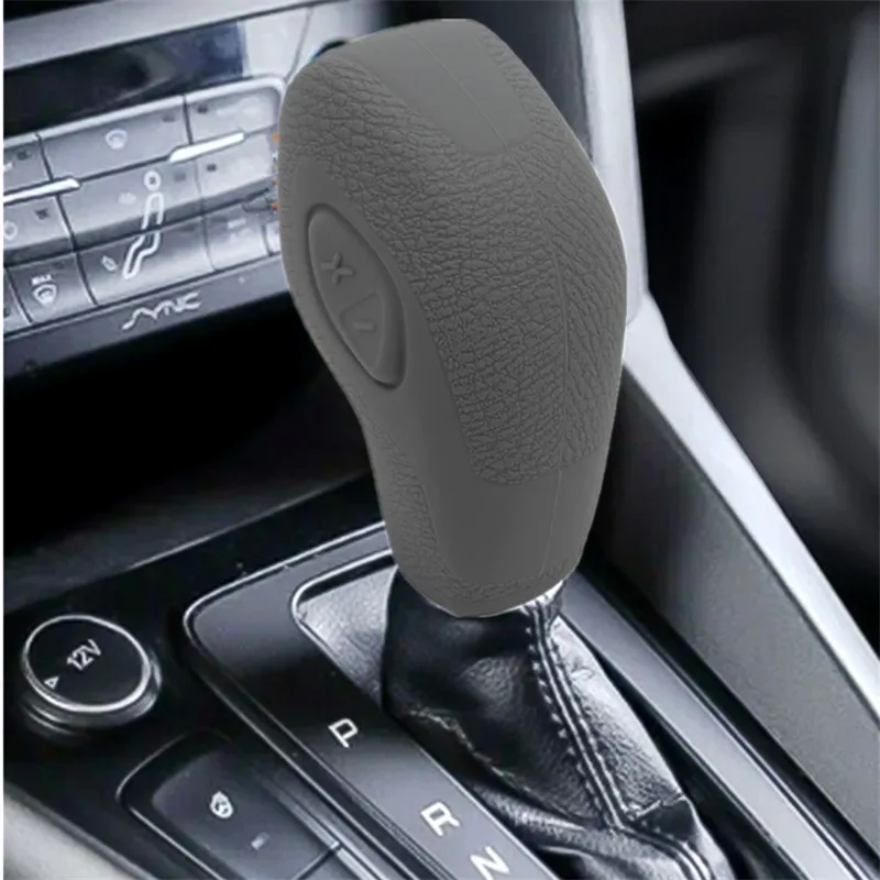 For Ford Left-Hand Drive 2015-2020 Escort 2013-2019 Ecosport 2013-2020 Kuga Escape Car Silicone Automatic Gear Shift Lever Protective Cover Transmission Gear Shift Lever Protective Cover
