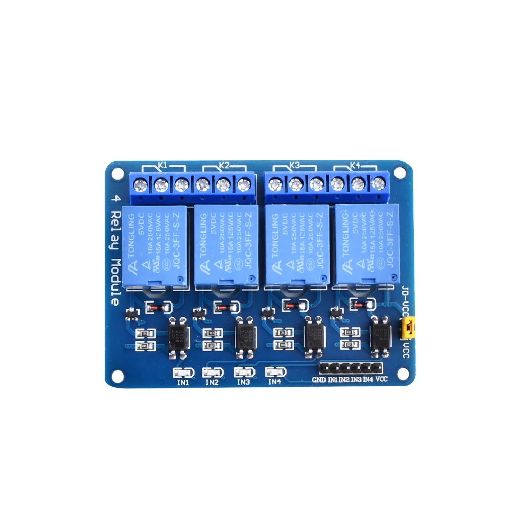 Jardim Sensor de umidade do solo, umidade do solo DIY Kit, dispositivo de rega automática, adequado para monitor, DC 3-5V, 4Way Relé