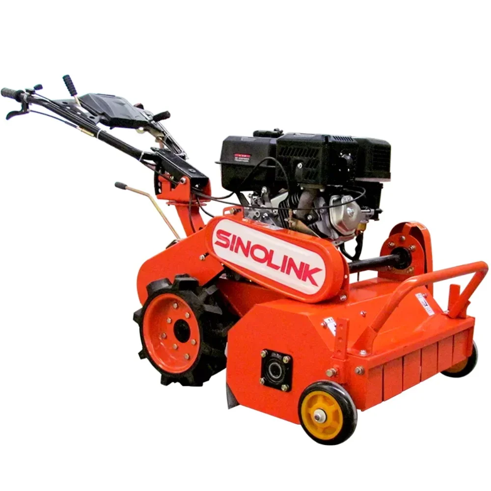 SINOLINK SCJ-60 10HP B&S Gasoline Engine Hand Push Manual Lawn Mower Grass Cutting  Y-knife hammer knife currency