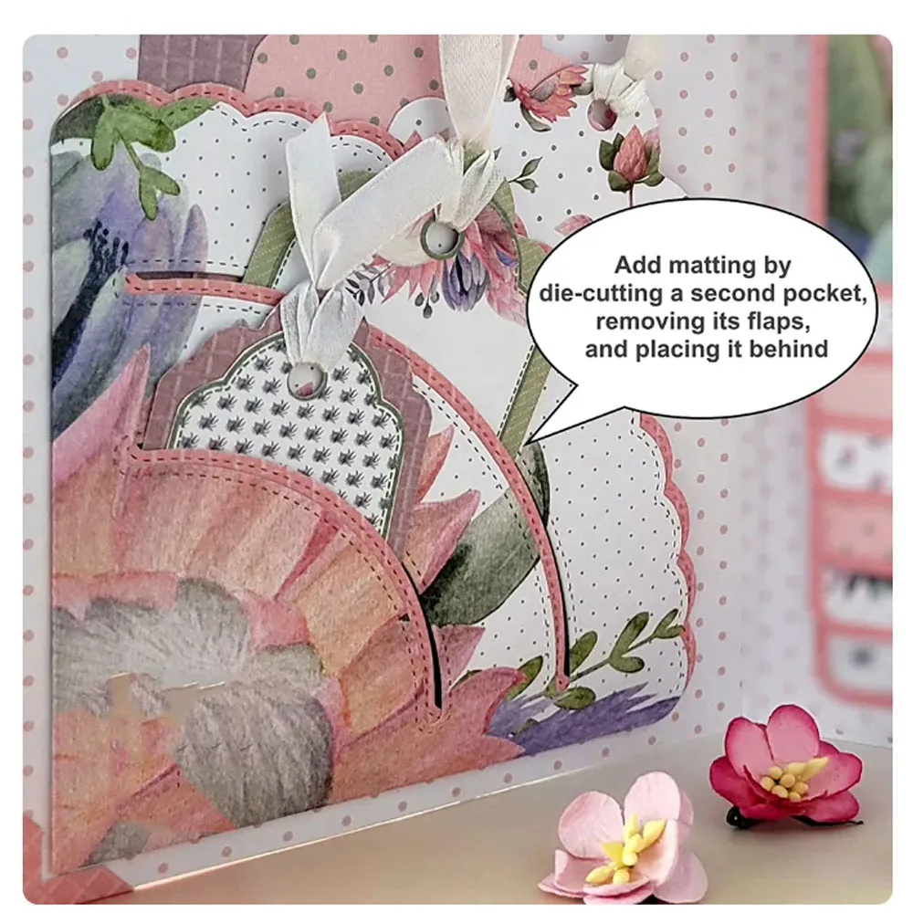 Tags Label Fan-shaped pages Metal Cutting Dies Stencil DIY Scrapbooking photo album Decorative Paper Cards Embossing mold