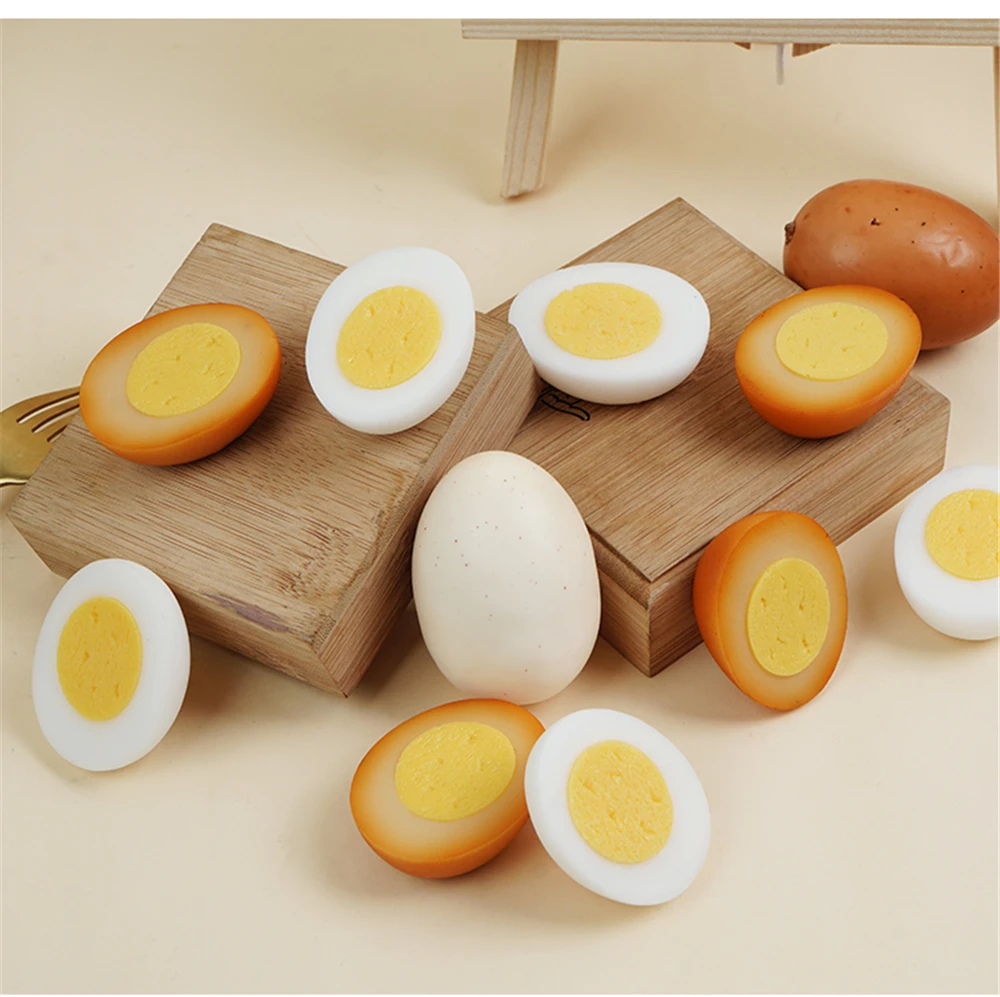 fake simulation food display props hotel restaurant store shop decoration artificial Boiled chicken Poached Fried egg model