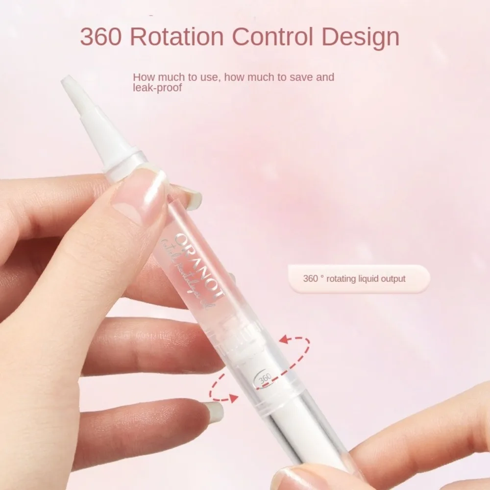 Novo 2ml caneta de óleo de nutrição de unhas hidratar profundamente flores fragrância óleo de cuidados de crescimento de unhas portátil reparação caneta de tratamento de unhas