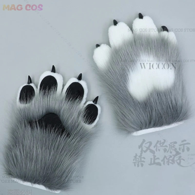 Animal Furry Claw Nails Dropping Glue Prop Epoxy Gel Claws For Cos Handmade DIY Cosplay Prop Role Play Accessories Halloween