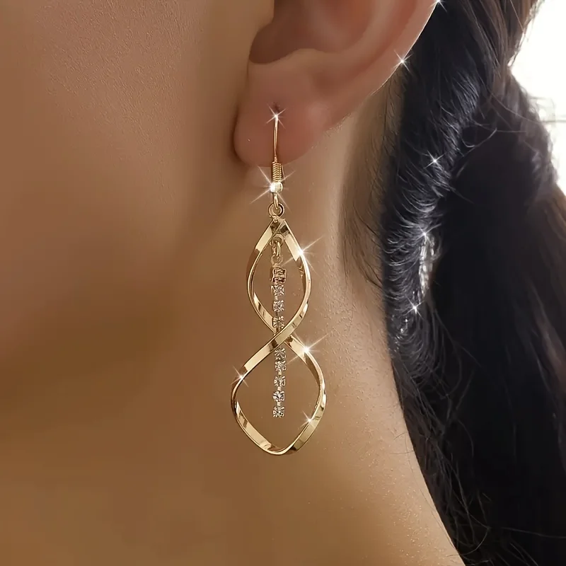 

1 Pair European & American Fashion Simple & Elegant Women's Drop Earrings