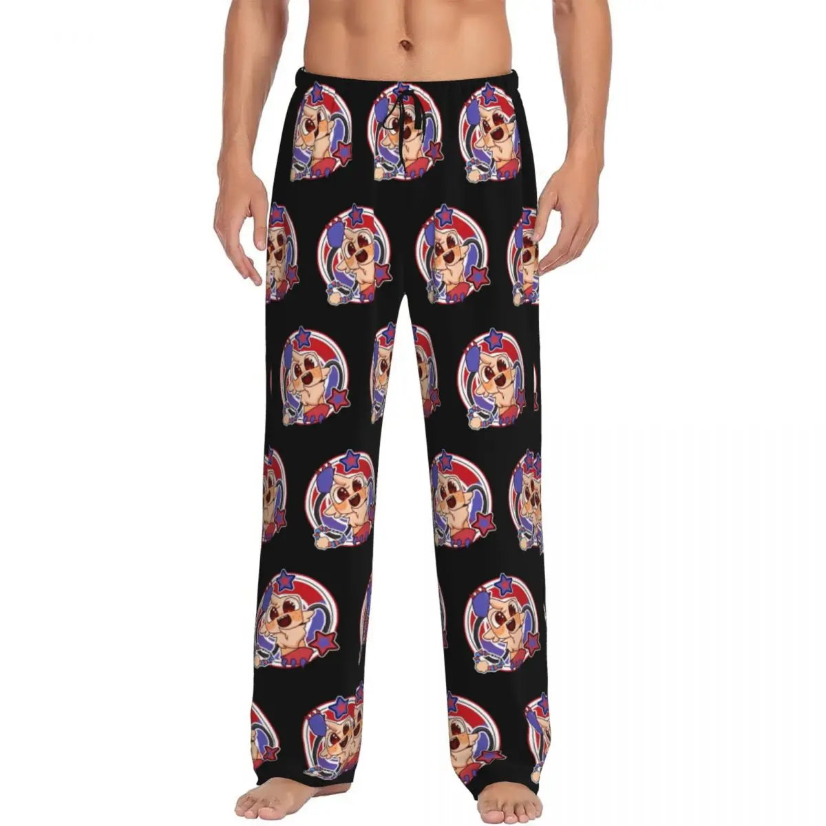 

Custom Dandys World Pebble Pajama Pants Men Game Anime Sleepwear Lounge Sleep Bottoms Stretch with Pockets