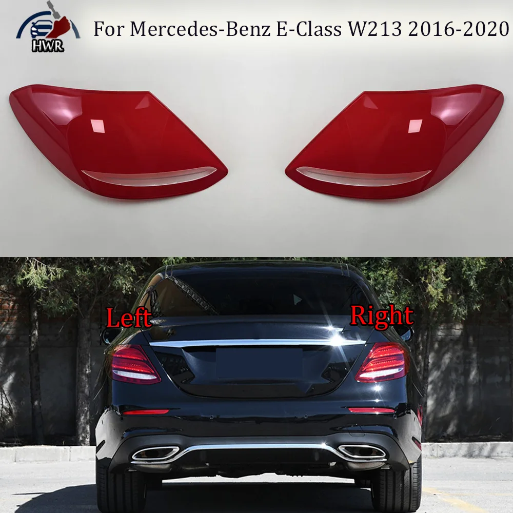 

Car Accessories Outer Tail Lamp Cover Brake Lights Shell Plexiglass 2016 2017 2018 2019 2020 For Mercedes-Benz E-Class W213