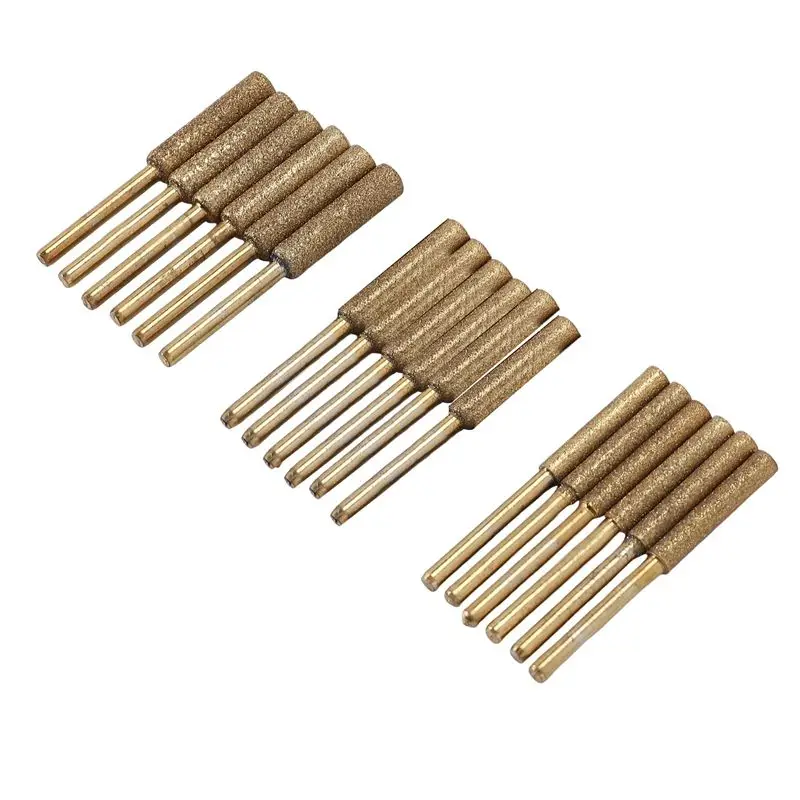 

Набор алмазных насадок для заточки цепей бензопил SYW-18PCS, алмазный камень для заточки цепей бензопил, инструмент для полировки и шлифовки цепей.