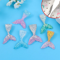 1/4/7pcs Multi-color Fish Tail Shaped Decorative Buckles, Used for DIY Beach Bags,hole Shoes,summer Beach Decoration Accessories