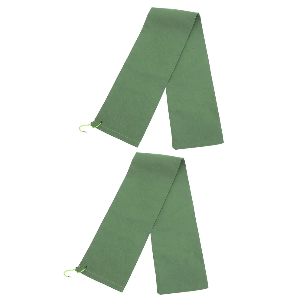 

2Pcs Reusable Long Canvas Flood Barrier Sandbags Tubular Design for Home Garage Basement Water Flood Protection
