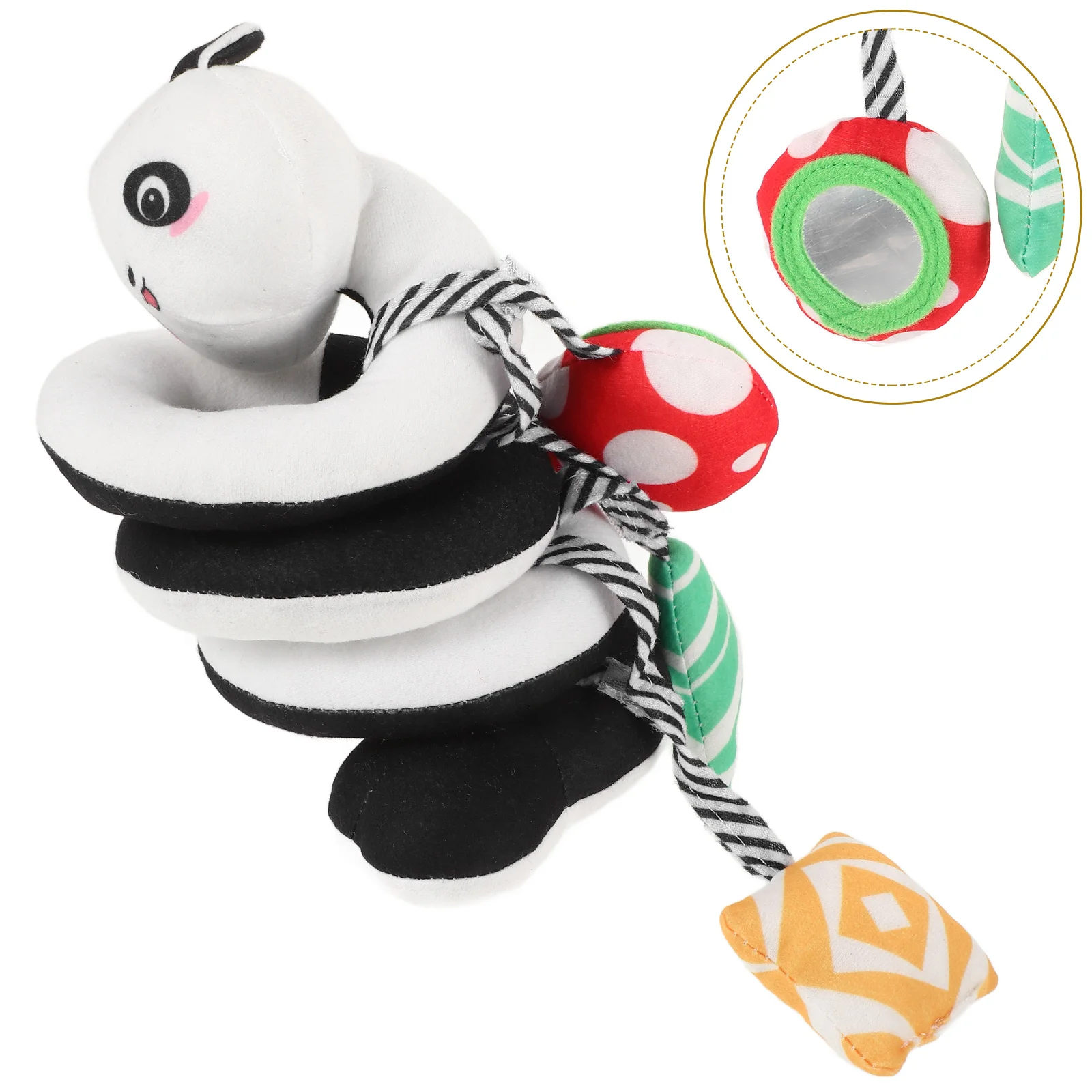 Crib Wrap Toys Cars Carseat High Contrast Baby Snail for Babies Around Air Outlet Newborn