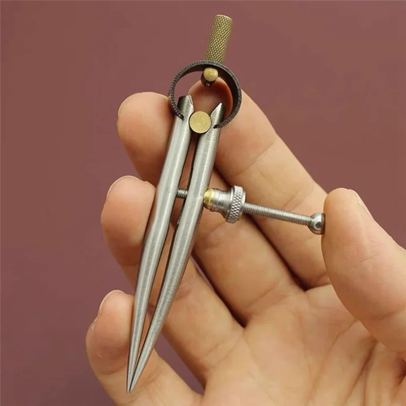 AB42-لصياغة النجارة تشغيل المعادن 0-75 مللي متر الصلب الجلود البوصلة مجموعة قابل للتعديل مقسم الجناح