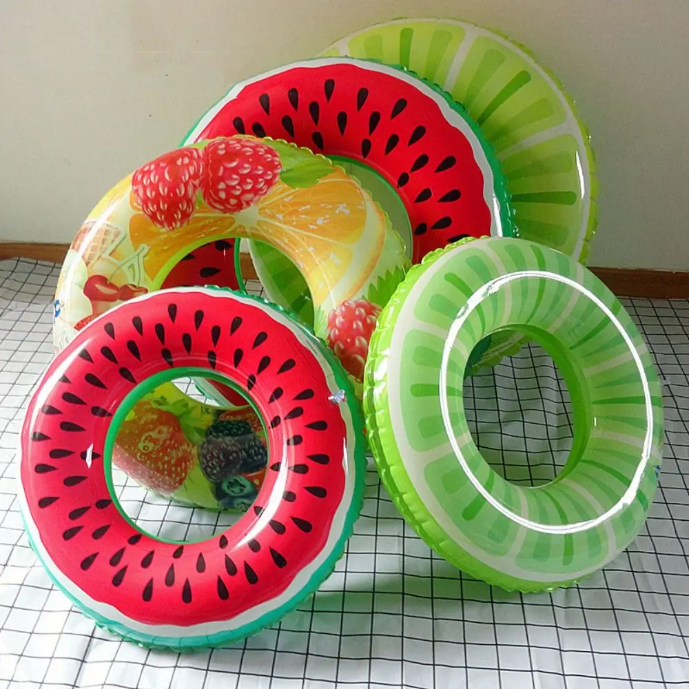 Children Mini Cartoon Fruit Swimming Ring Adult PVC Swimming Ring Floating Ring Water Sports Underarm Inflatable Water Pool Ring