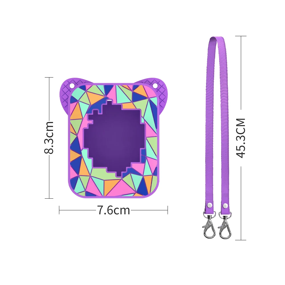 Siliconen hoes Beschermhoes Schokbestendige beschermende houder Huid Anti-drop met draagkoord voor Bitzee Magicals Interactive