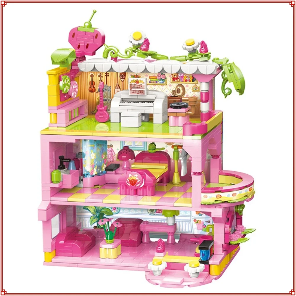 Keeppley Building Blocks 3 in1 Sweetheart Dreamer Puzzle Modello di assemblaggio Giocattolo Ornamenti decorativi per il desktop Regali di Natale per bambini