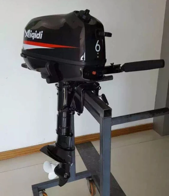 4-STROKE 6HP F6 AIQIDI OUTBOARD MOTOR WATER COOLED MANUAL IGNITION MARINE ENGINES